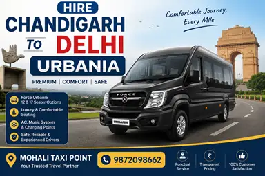 chandigarh to Delhi Urbania